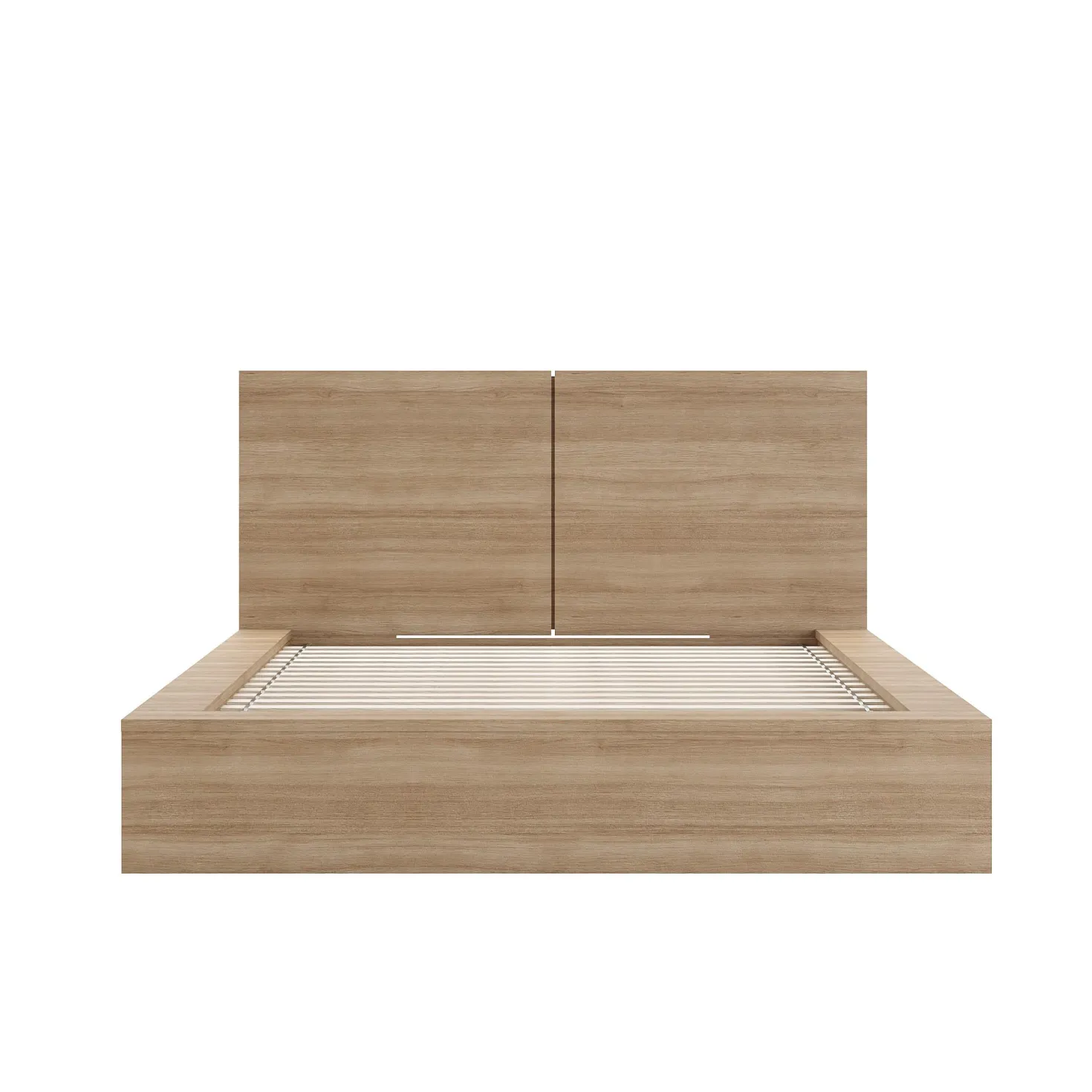 Grand lit plateforme avec tête de lit (60") - Nexera
