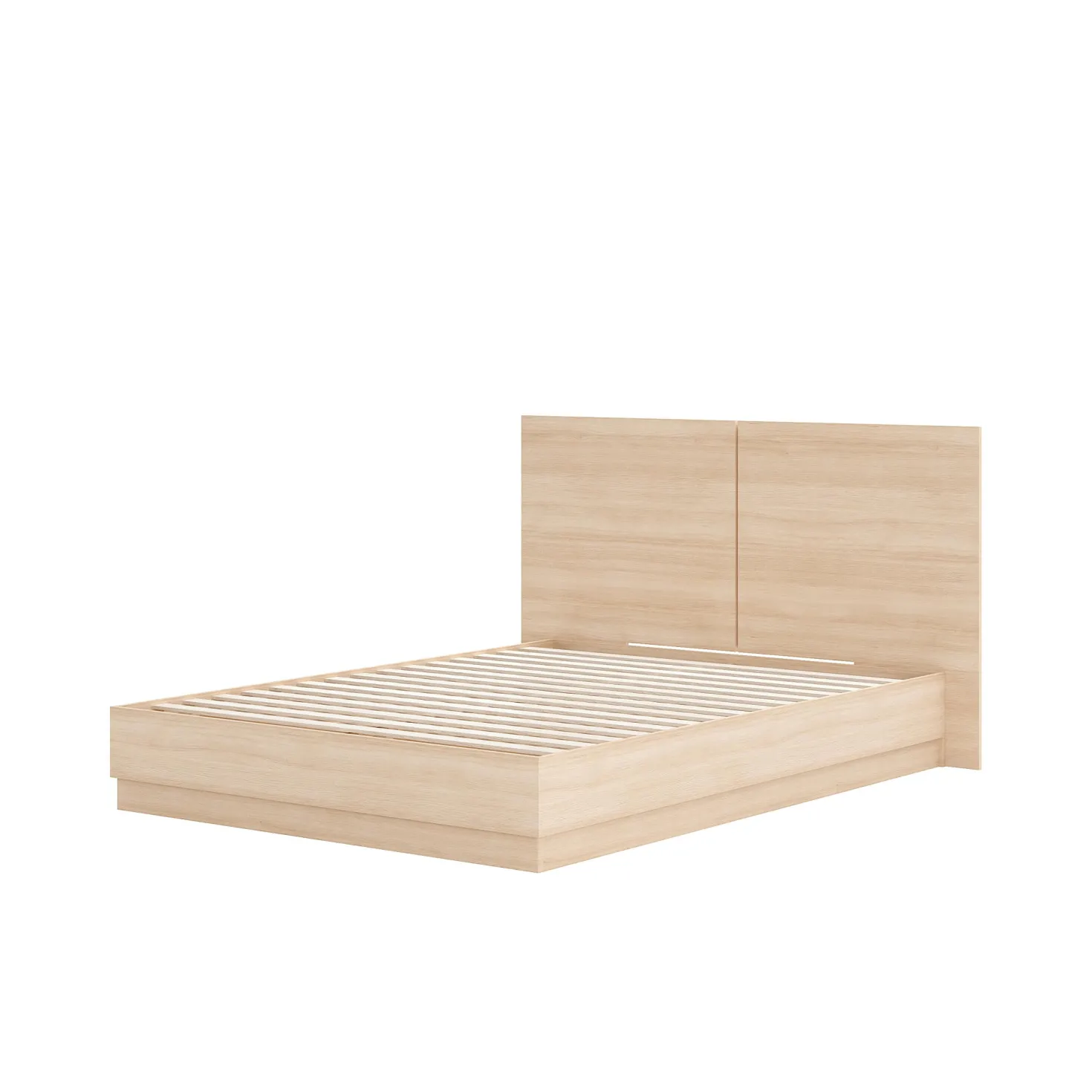 Grand lit plateforme avec tête de lit (60") - Nexera