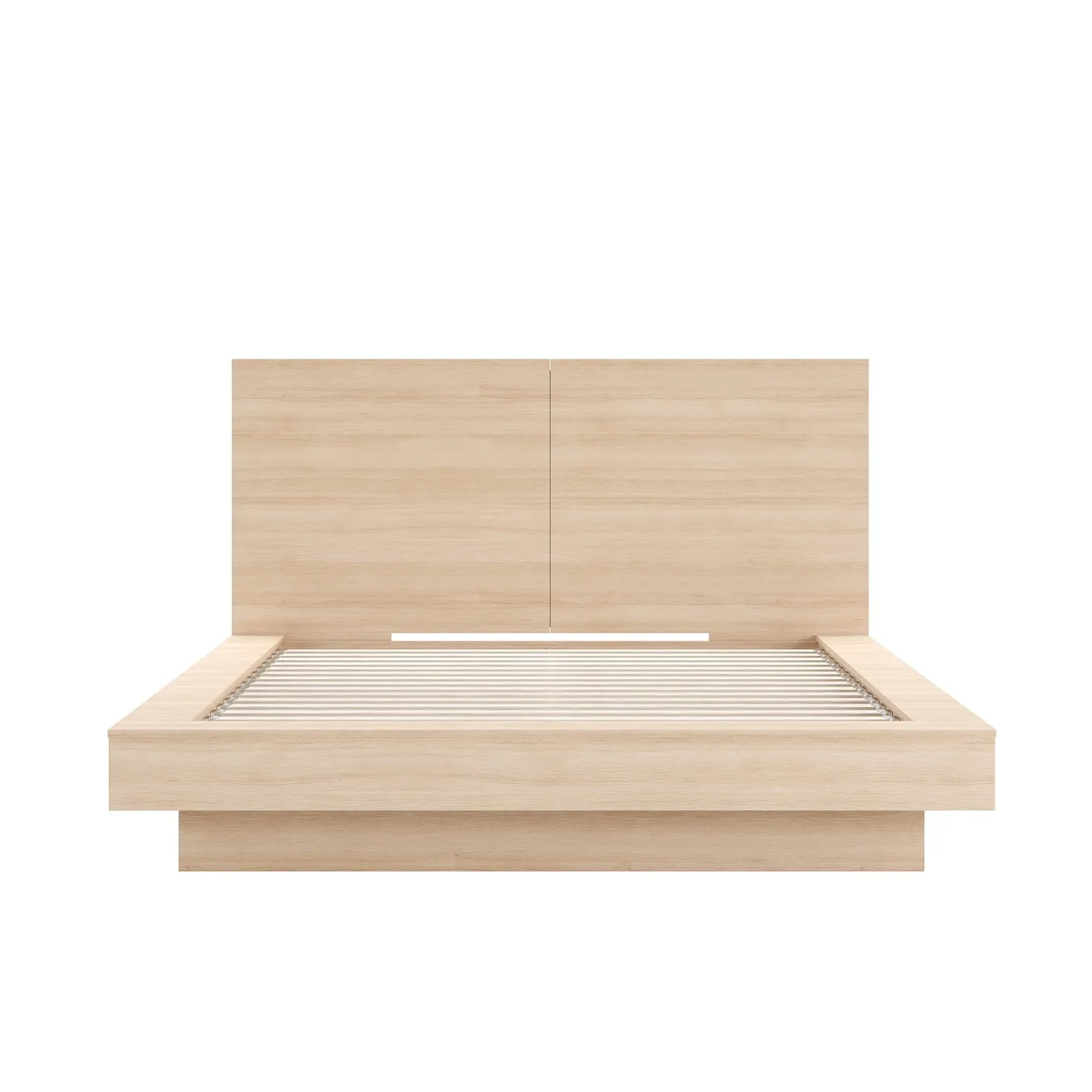 Grand lit plateforme avec tête de lit (60") - Nexera