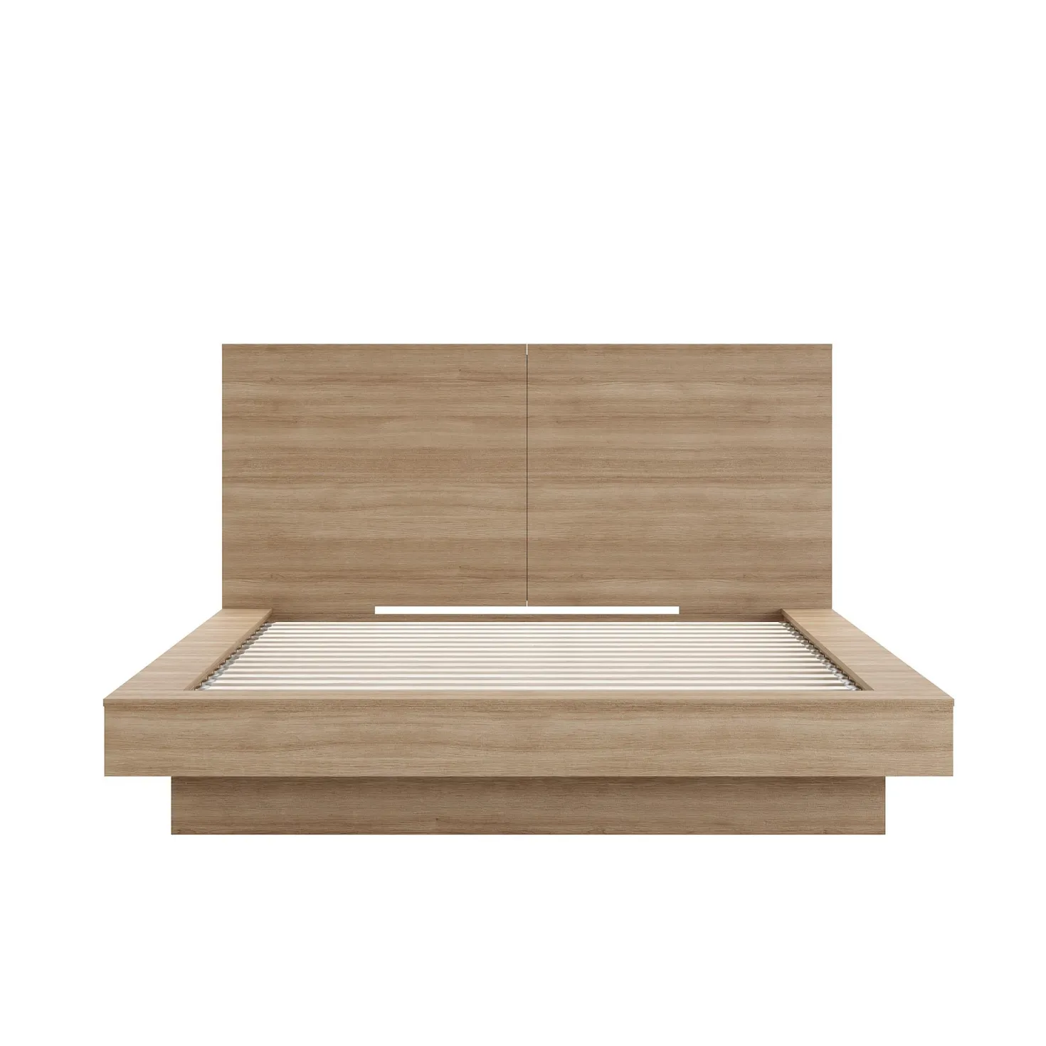 Grand lit plateforme avec tête de lit (60") - Nexera