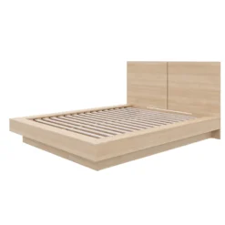 Grand lit plateforme avec tête de lit (60") - Nexera