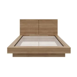 Grand lit plateforme avec tête de lit (60