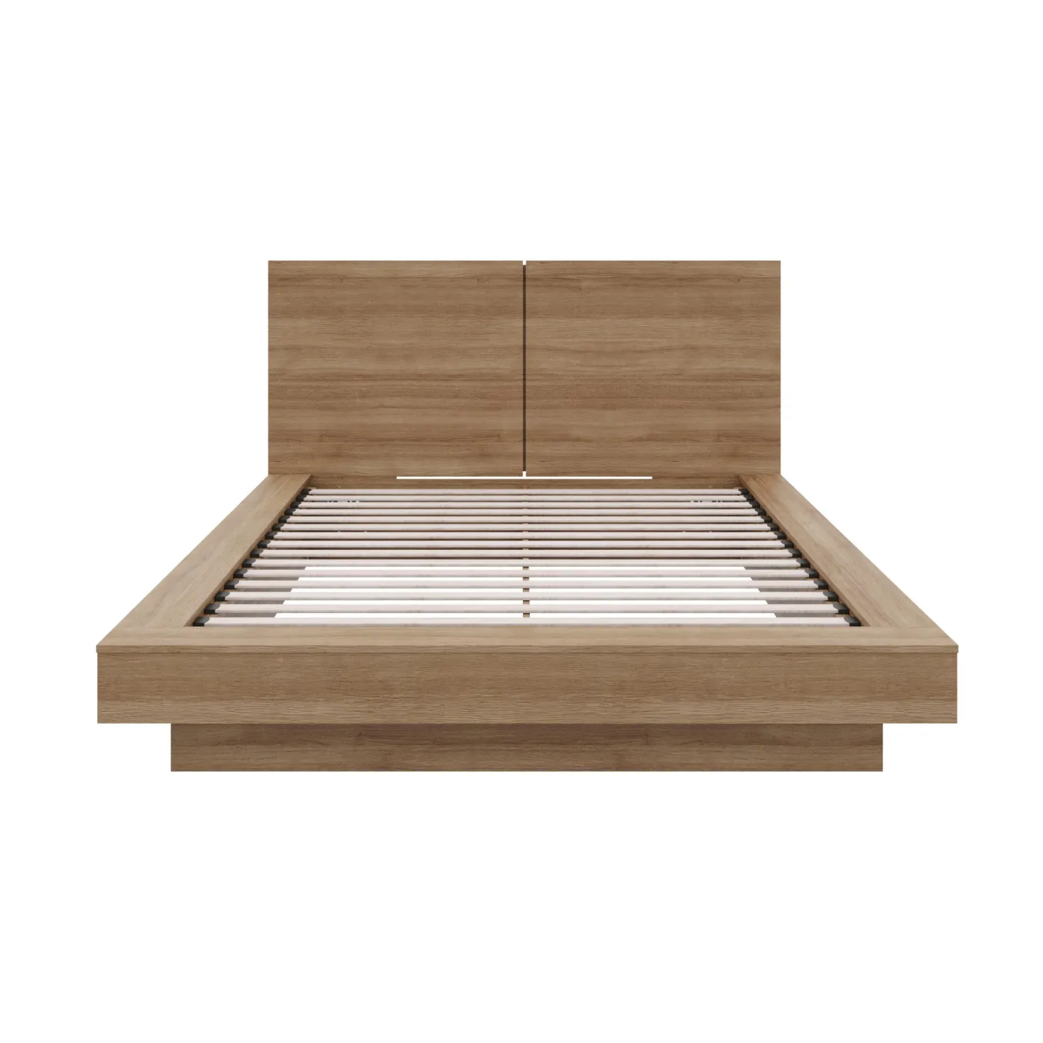 Grand lit plateforme avec tête de lit (60") - Nexera