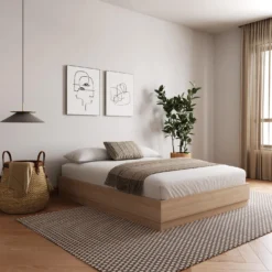 Grand lit plateforme (60") - Nexera