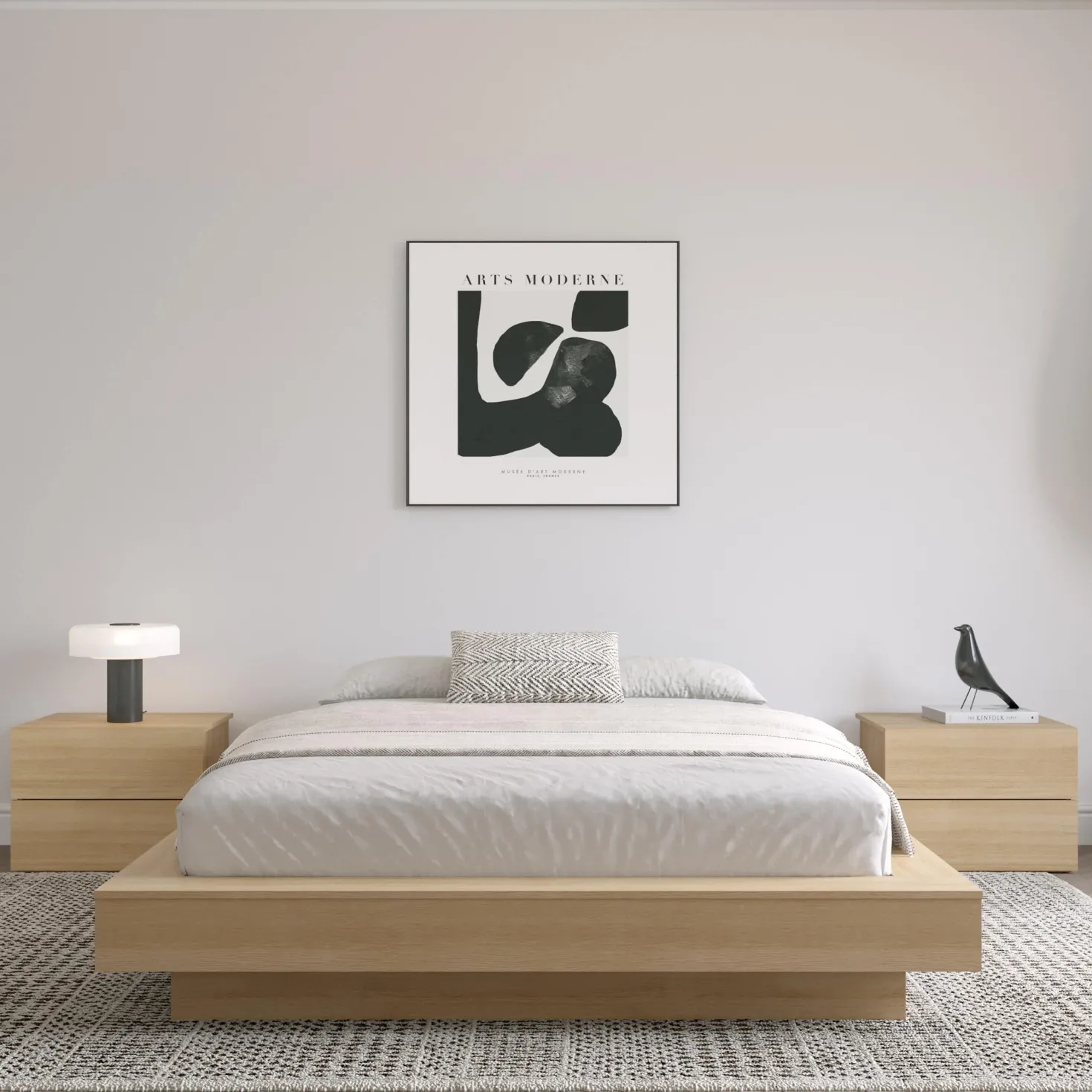 Grand lit plateforme (60") - Nexera