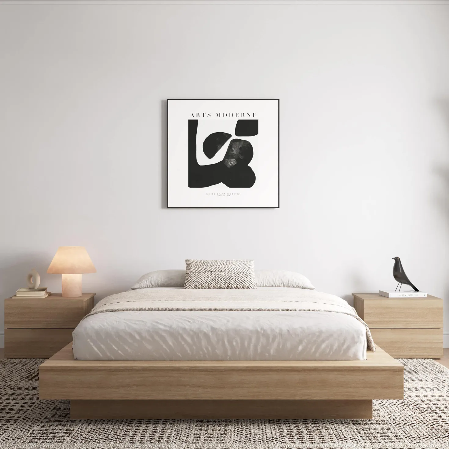 Grand lit plateforme (60") - Nexera