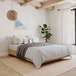 Grand lit plateforme (60