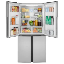 HAIER Réfrigérateur 16,8 pi3 33 po Inox Portes françaises - QHE16HYPFS