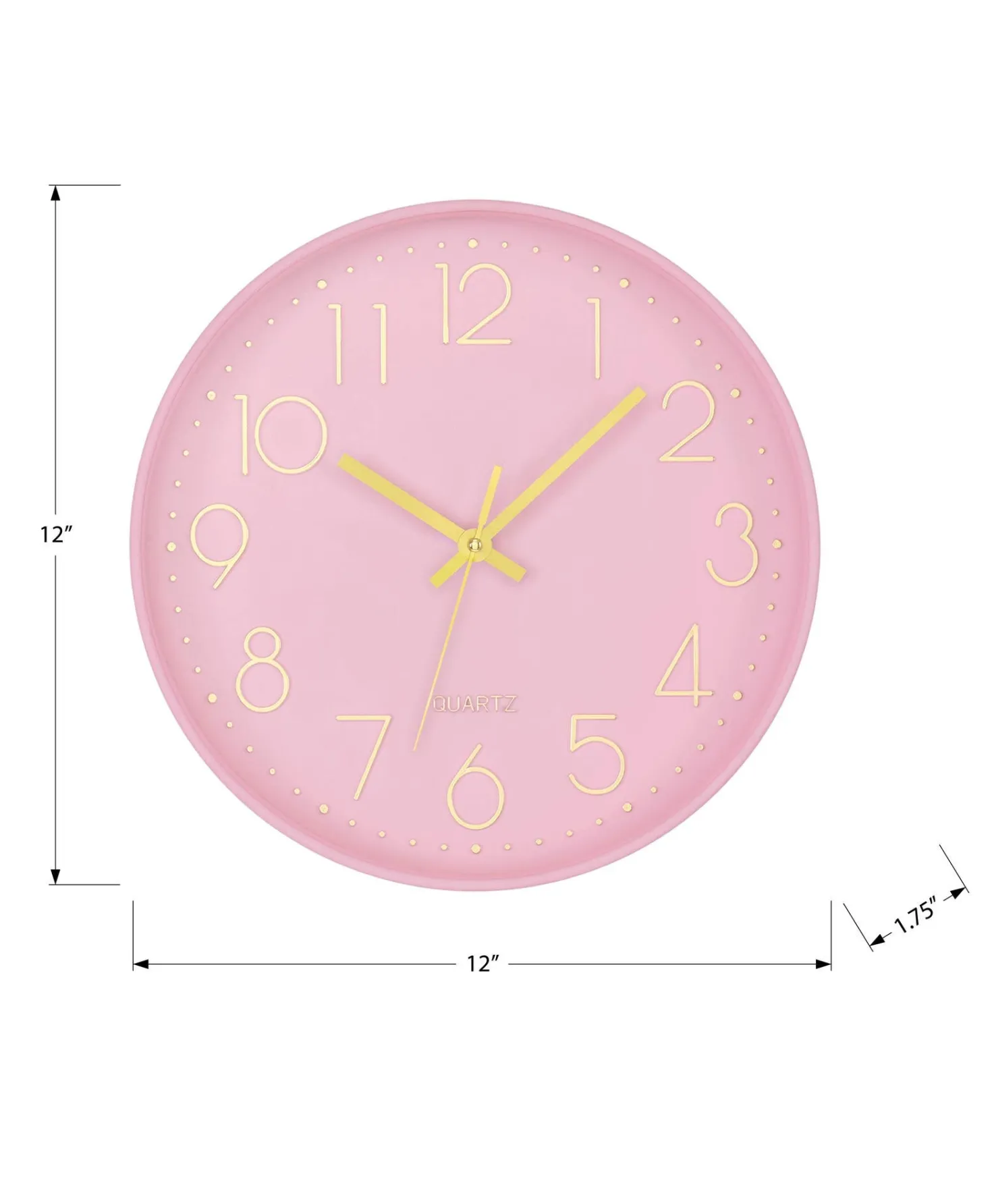 Horloge murale 12"