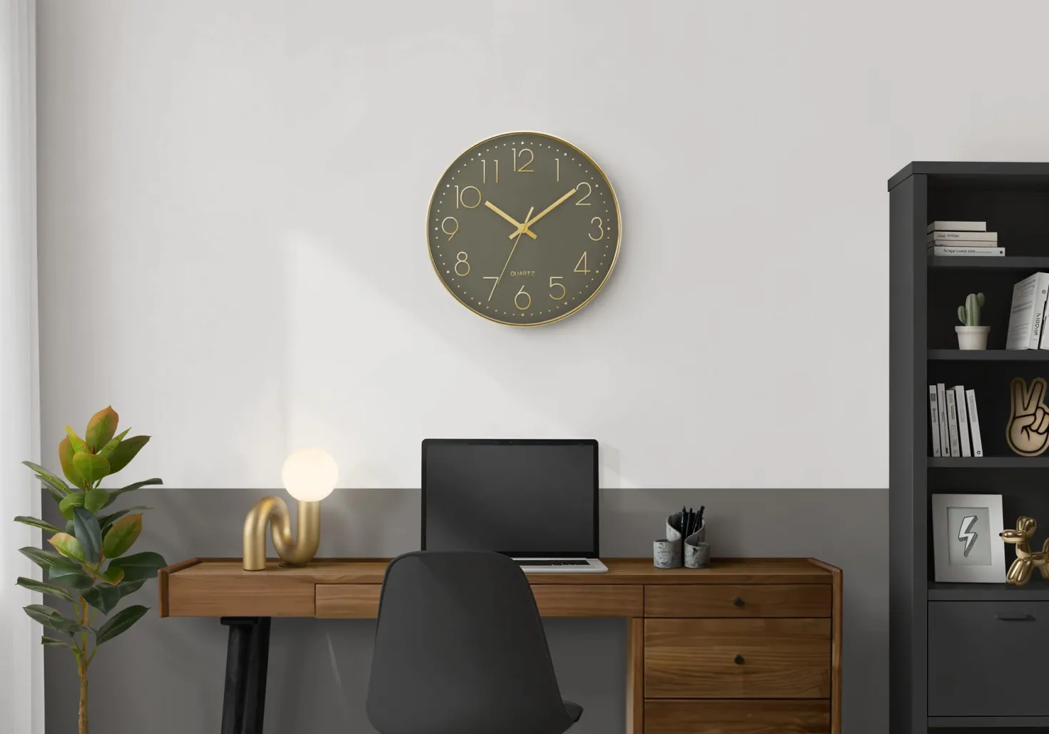 Horloge murale 12"