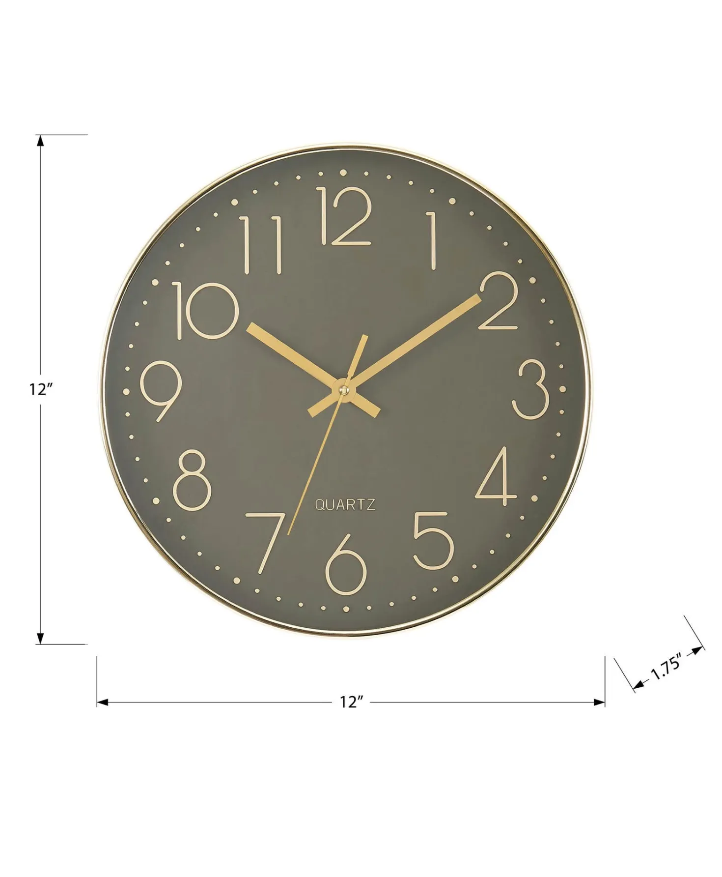 Horloge murale 12"