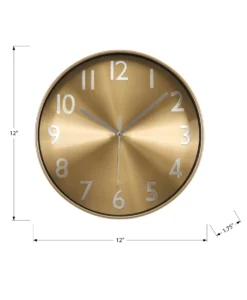 Horloge murale 12