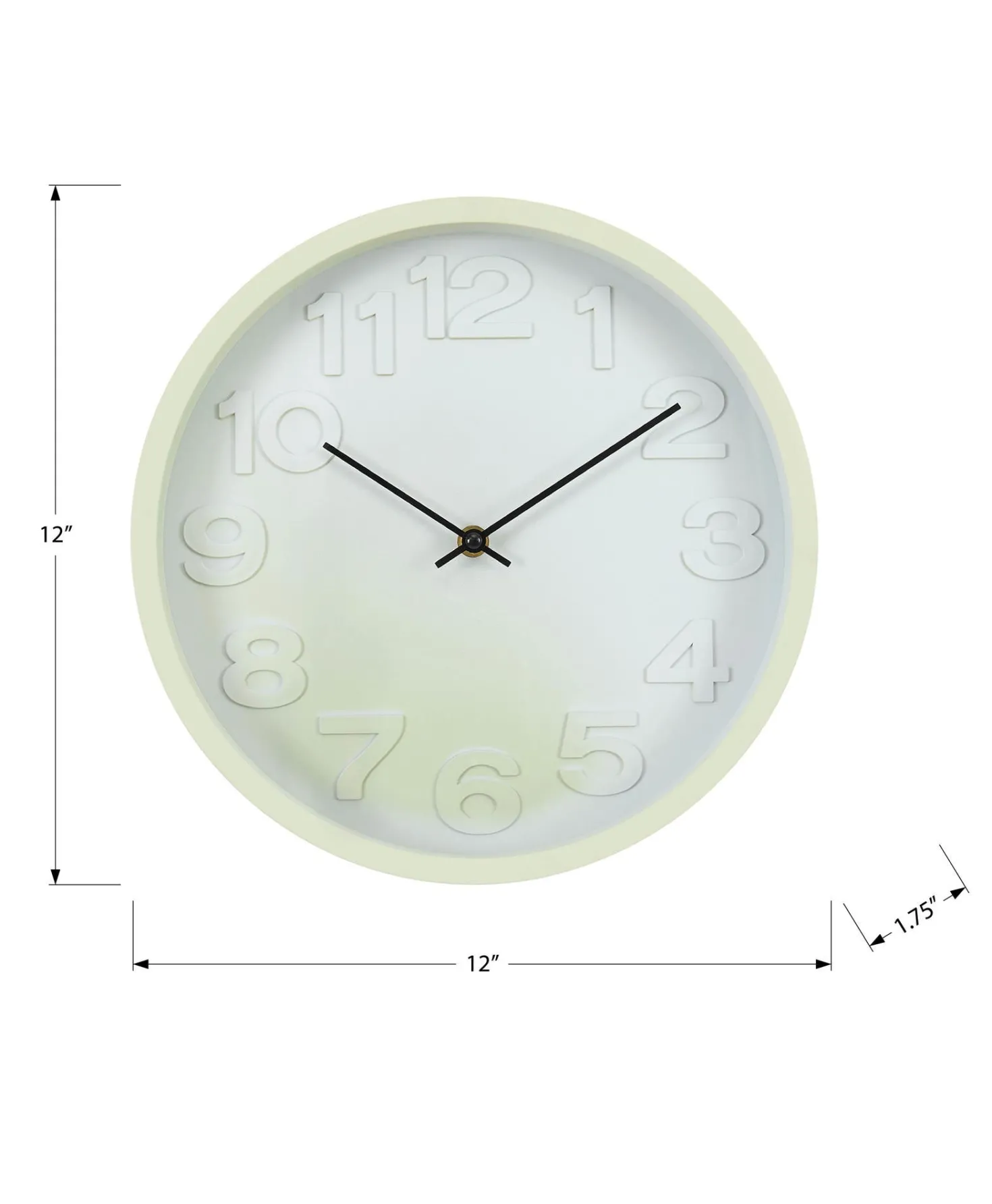 Horloge murale 12"