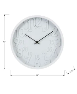 Horloge murale 12