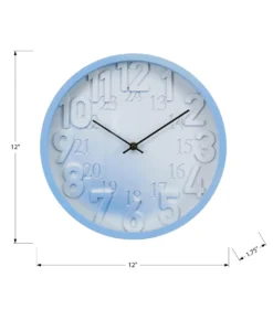 Horloge murale 12
