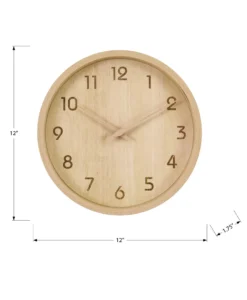 Horloge murale 12