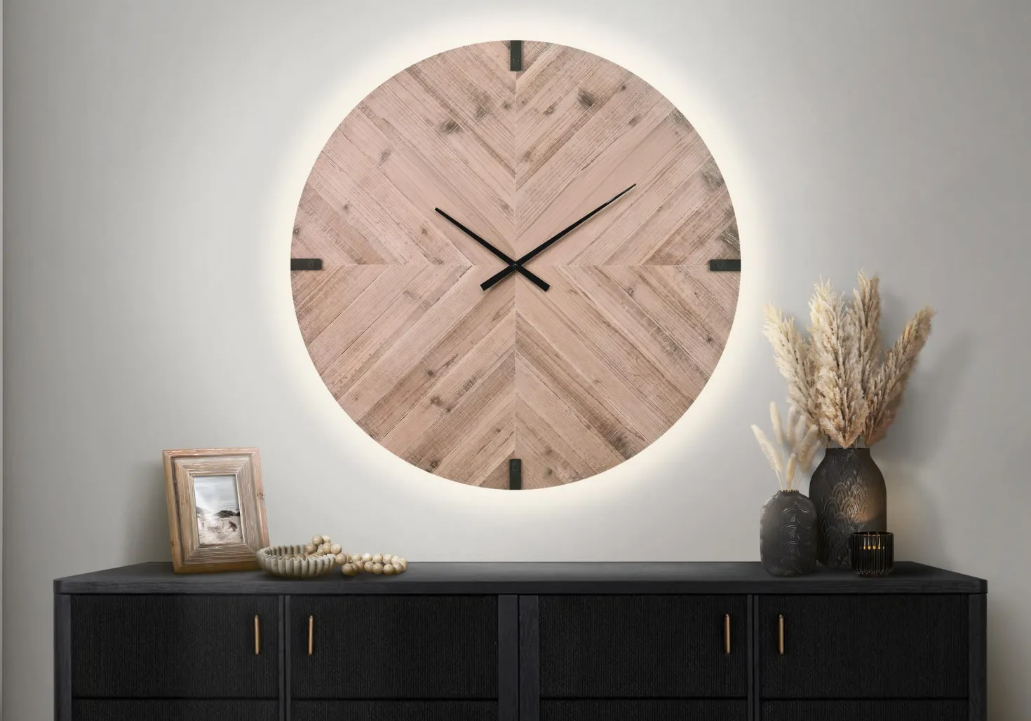 Horloge murale avec lumière del 30"