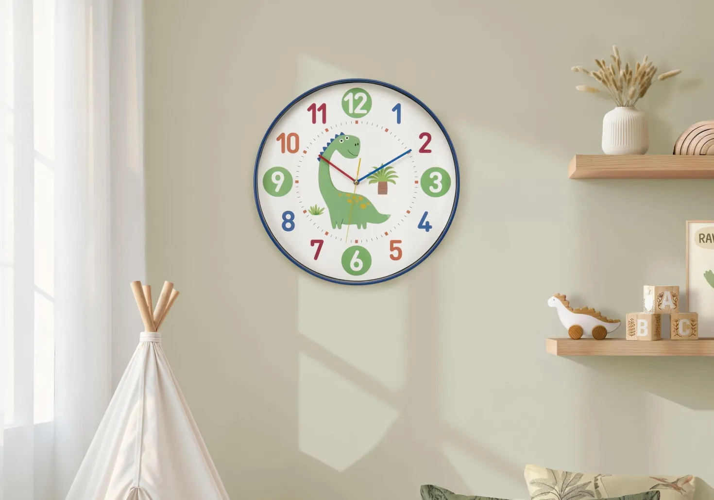 Horloge murale pour enfants 18"