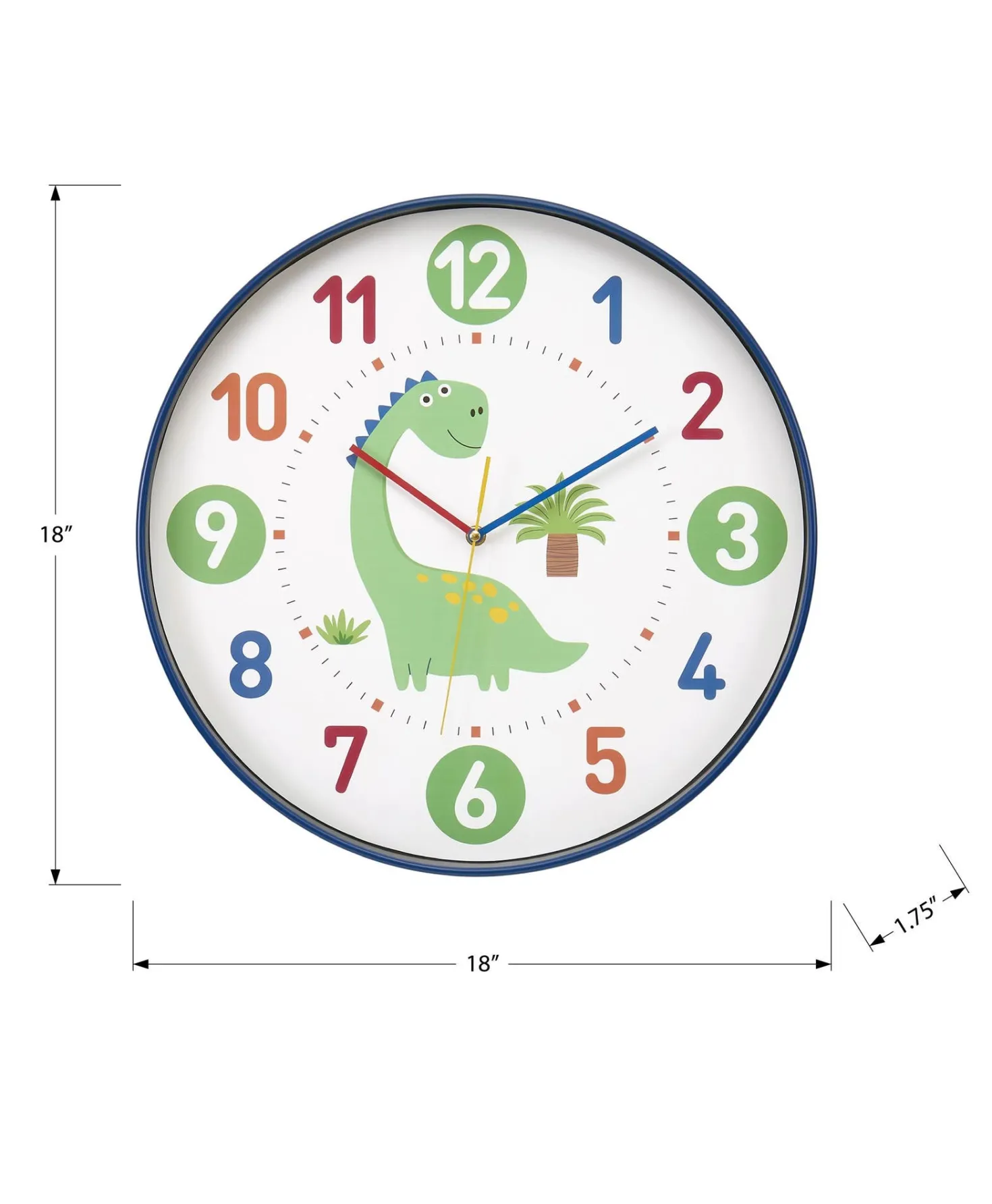 Horloge murale pour enfants 18"