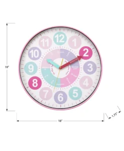 Horloge murale pour enfants 18