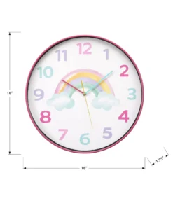 Horloge murale pour enfants 18