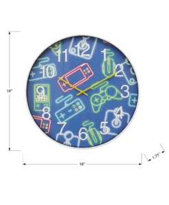 Horloge murale pour enfants 18