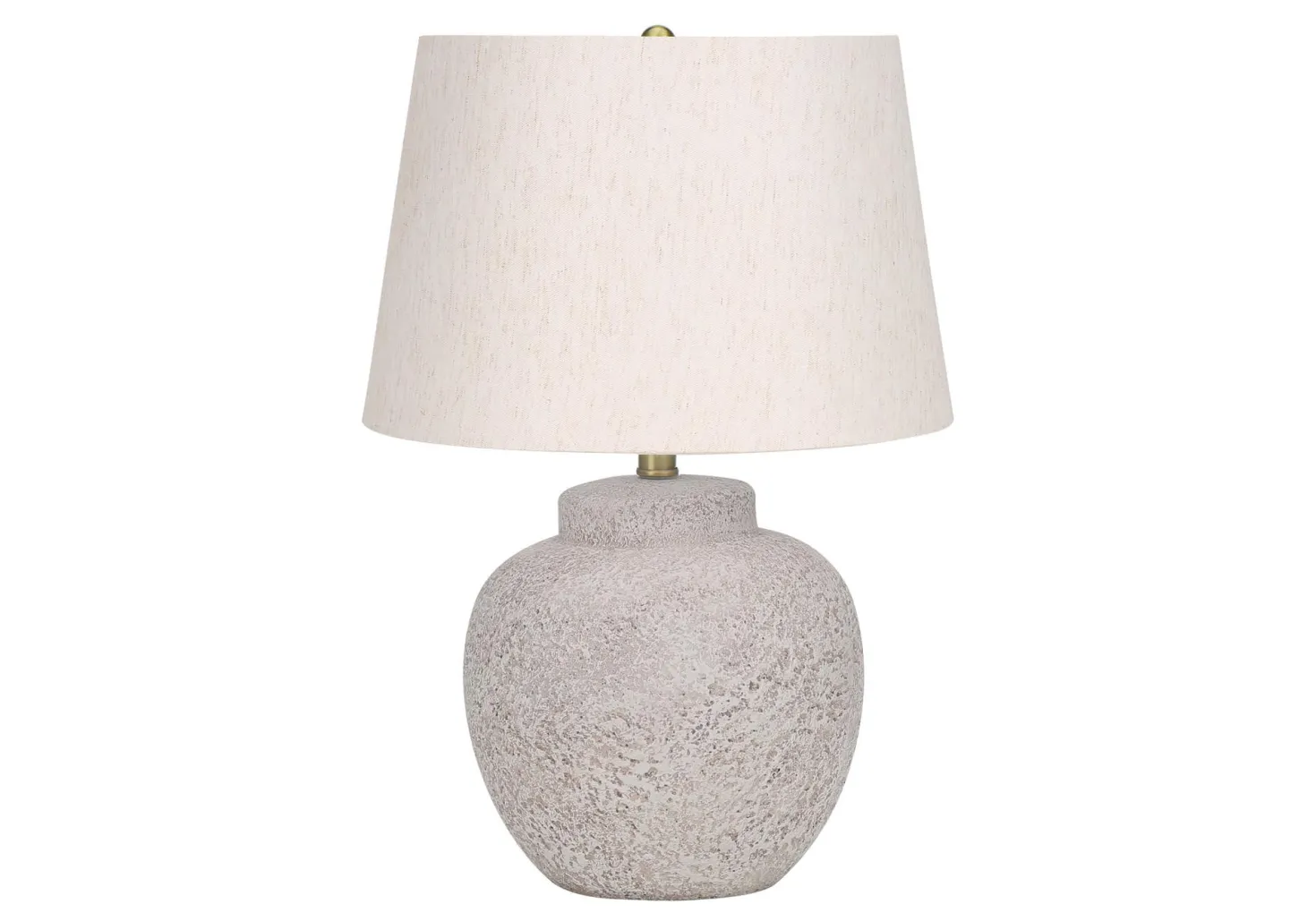 Lampe de table 22"H en béton