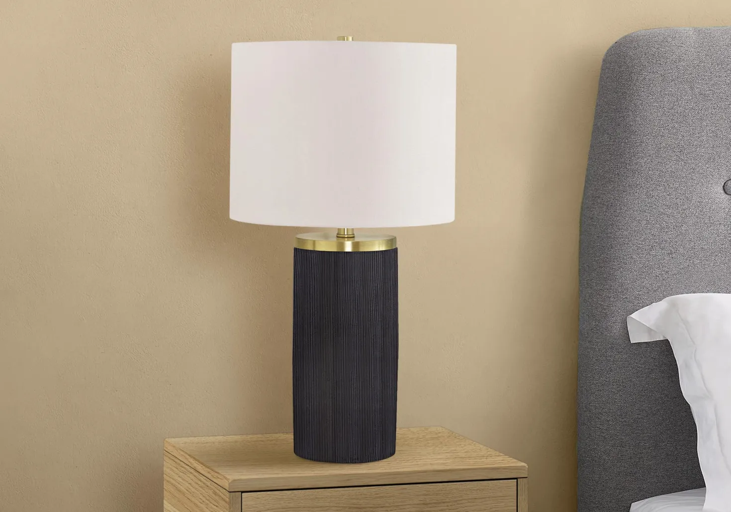 Lampe de table 24"H en béton