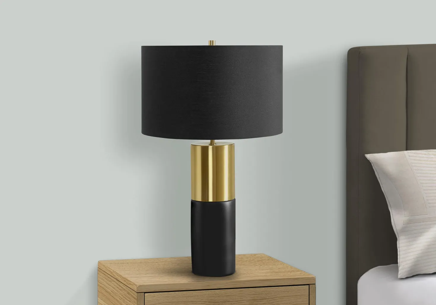 Lampe de table 25"H en béton