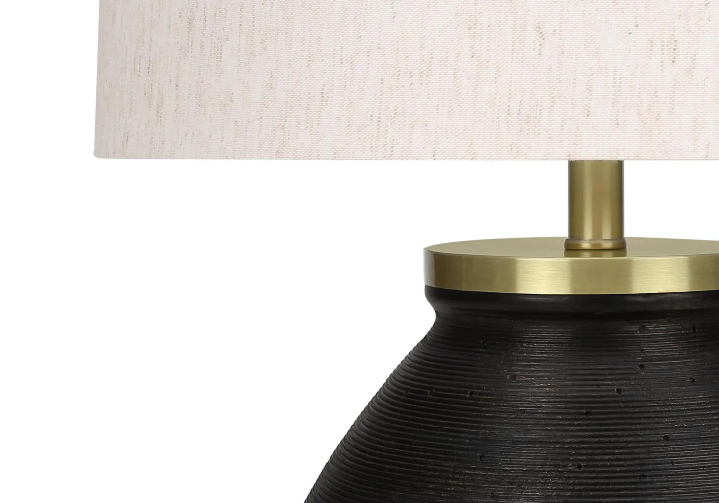 Lampe de table 25"H en béton
