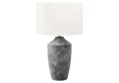 Lampe de table 25"H en béton