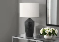 Lampe de table 25"H en béton