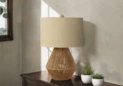 Lampe de table 22"H en corde