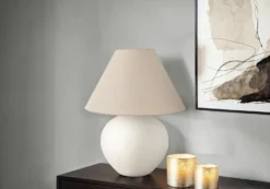 Lampe de table 16"H en céramique