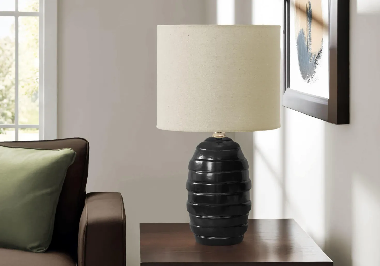 Lampe de table 17"H en céramique