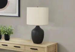 Lampe de table 22"H en céramique