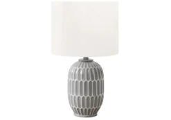 Lampe de table 22"H en céramique