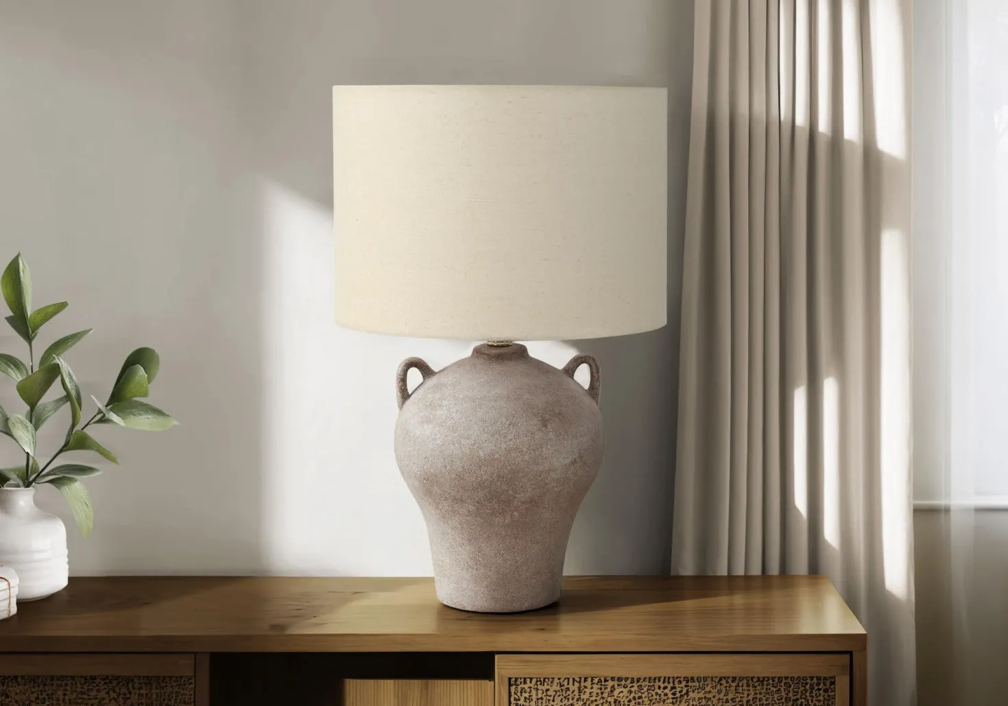 Lampe de table 22"H en céramique