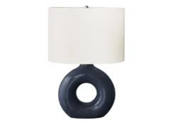 Lampe de table 24"H en céramique