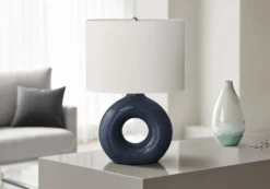 Lampe de table 24"H en céramique