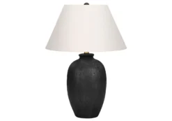 Lampe de table 24"H en céramique