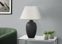 Lampe de table 24"H en céramique