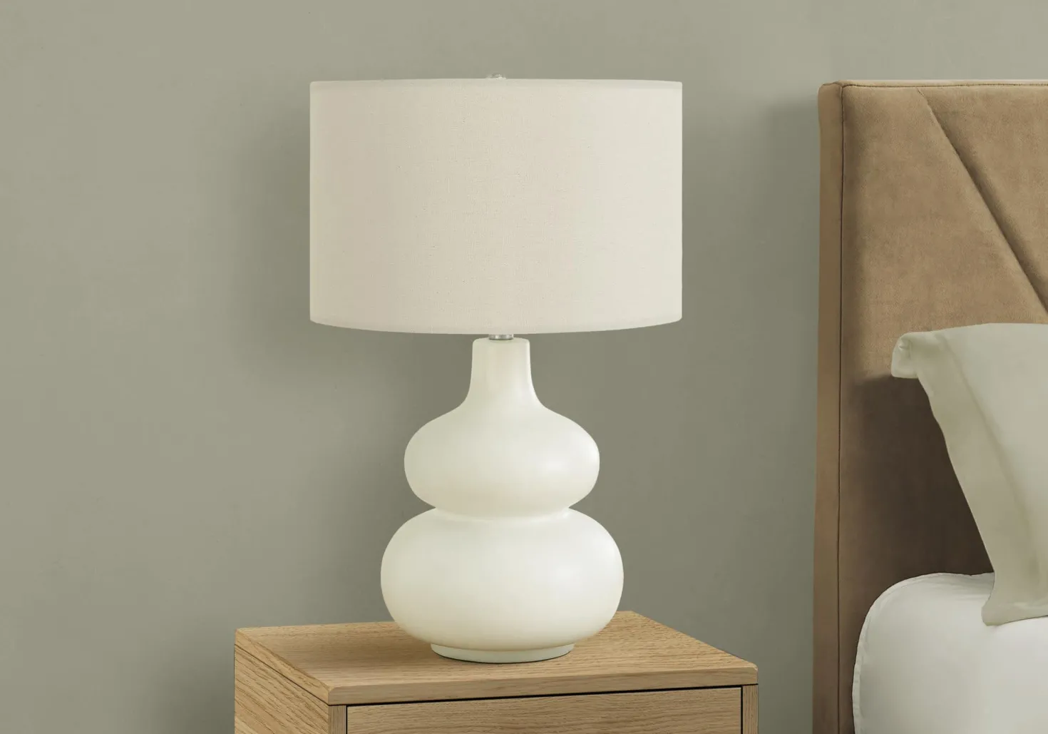 Lampe de table 25"H en céramique