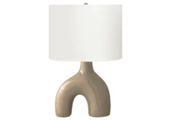 Lampe de table 25"H en céramique