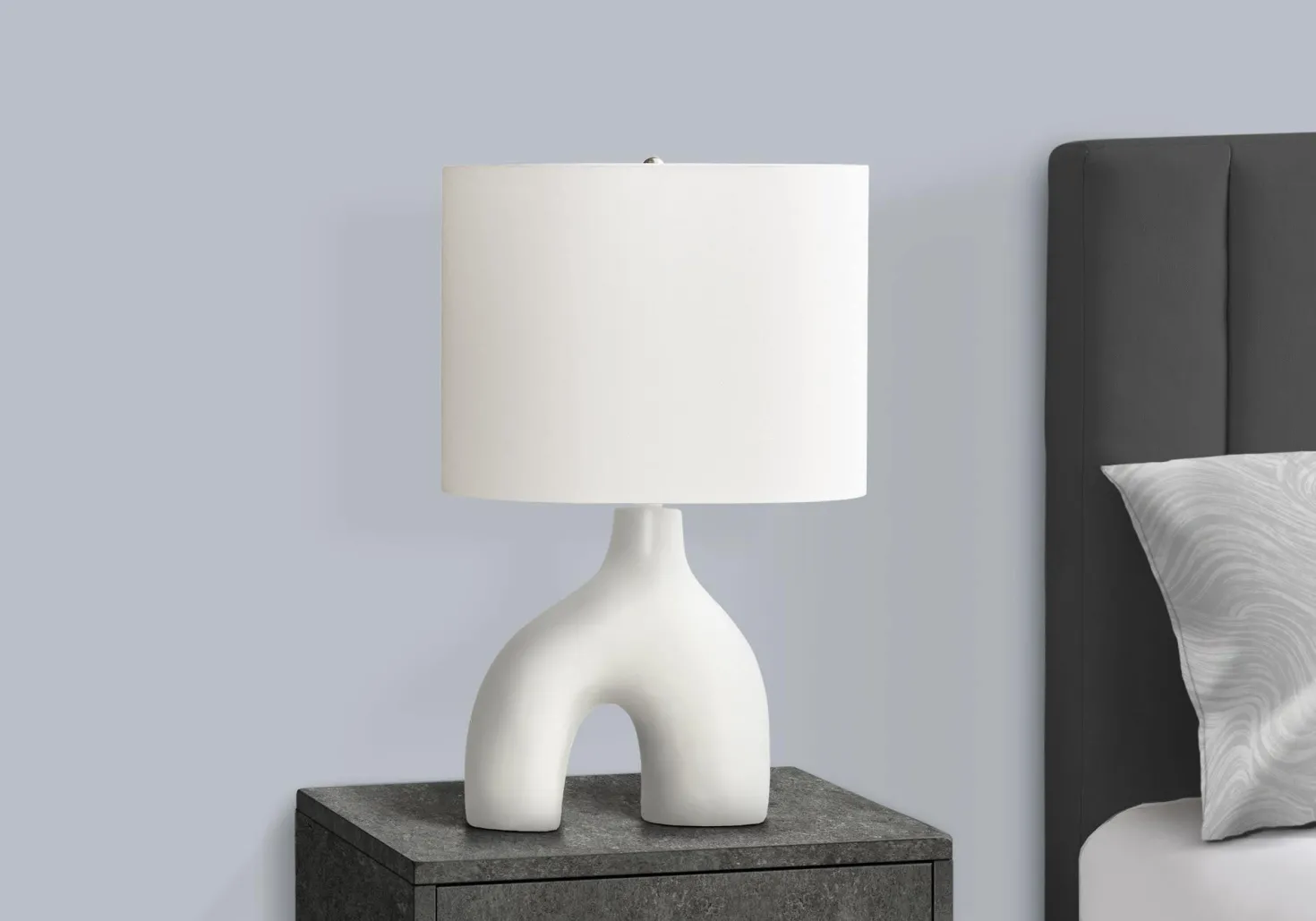 Lampe de table 25"H en céramique