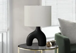 Lampe de table 25"H en céramique