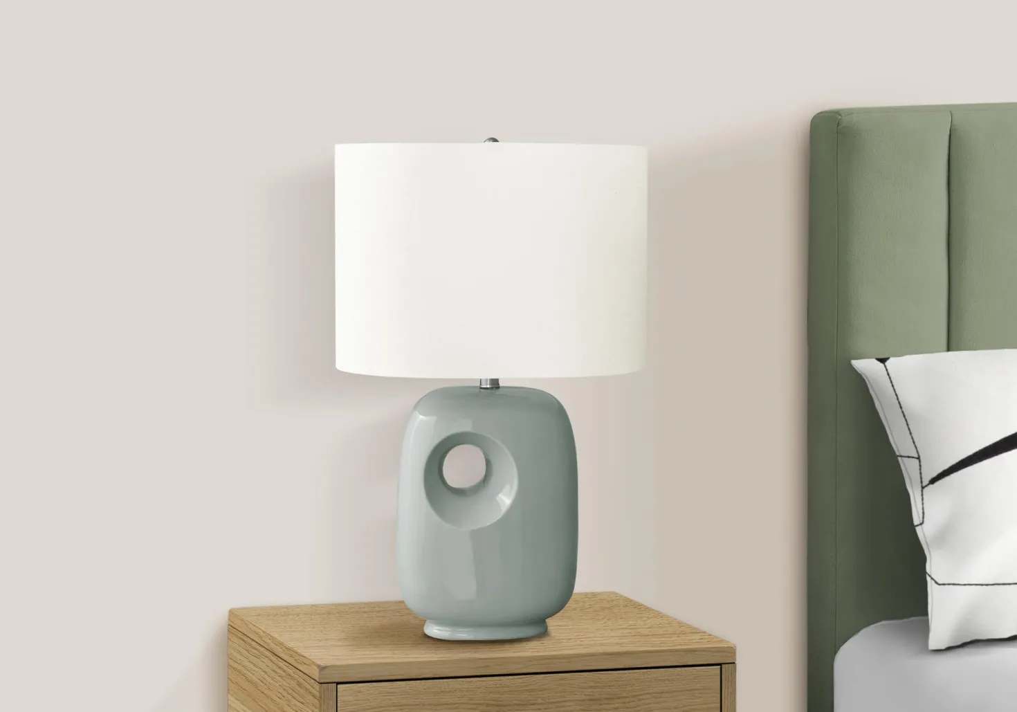 Lampe de table 26"H en céramique