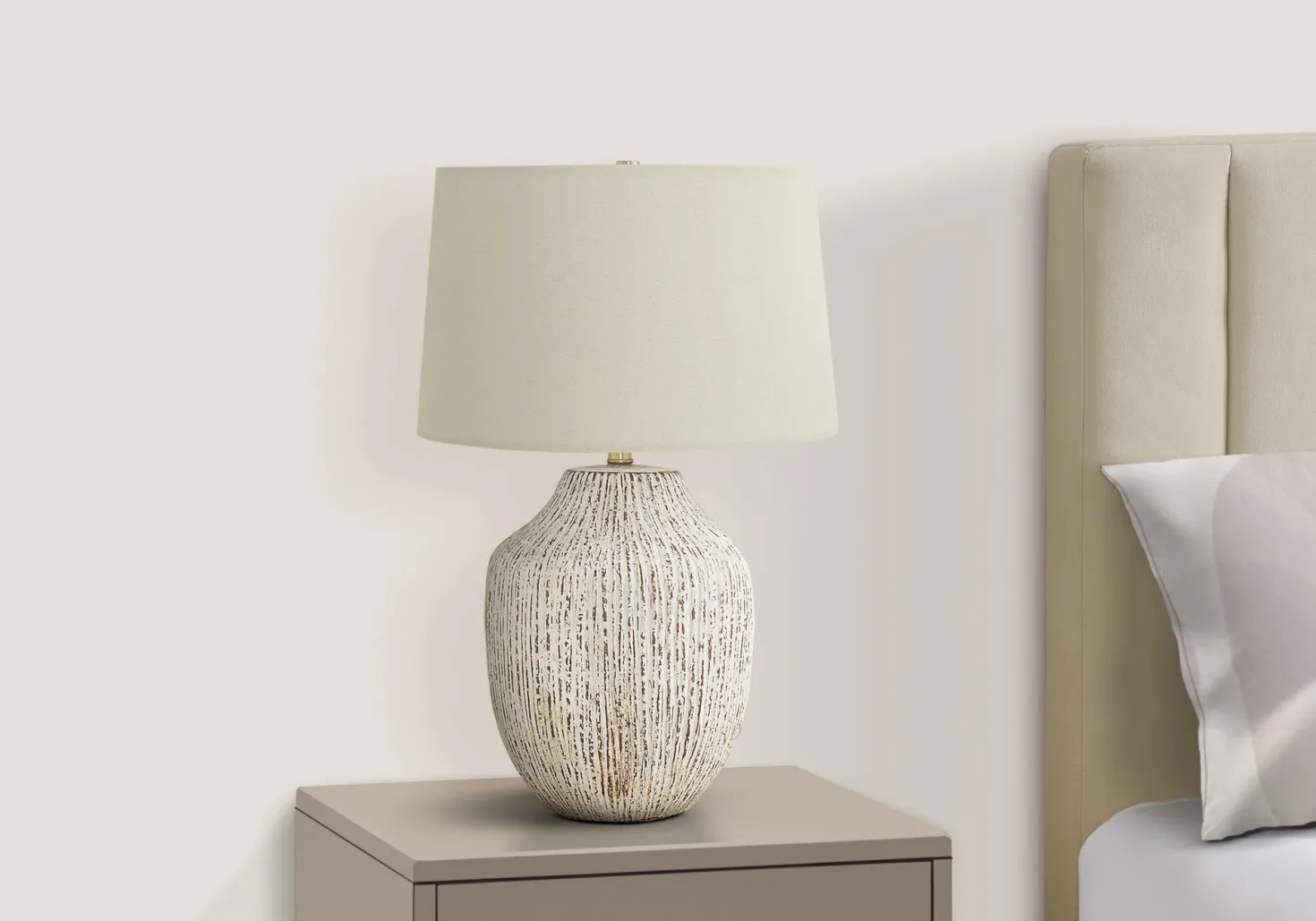 Lampe de table 26"H en céramique