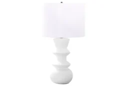 Lampe de table 26"H en céramique