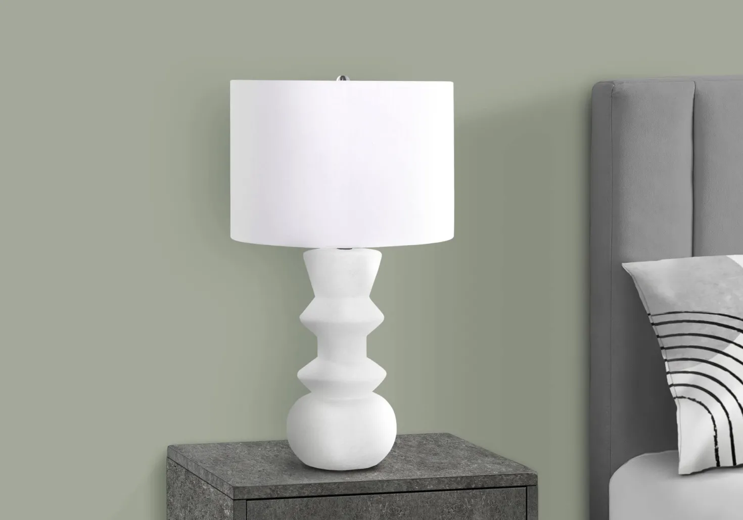 Lampe de table 26"H en céramique